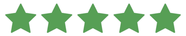 5Star Green Transparent 5 Star Review